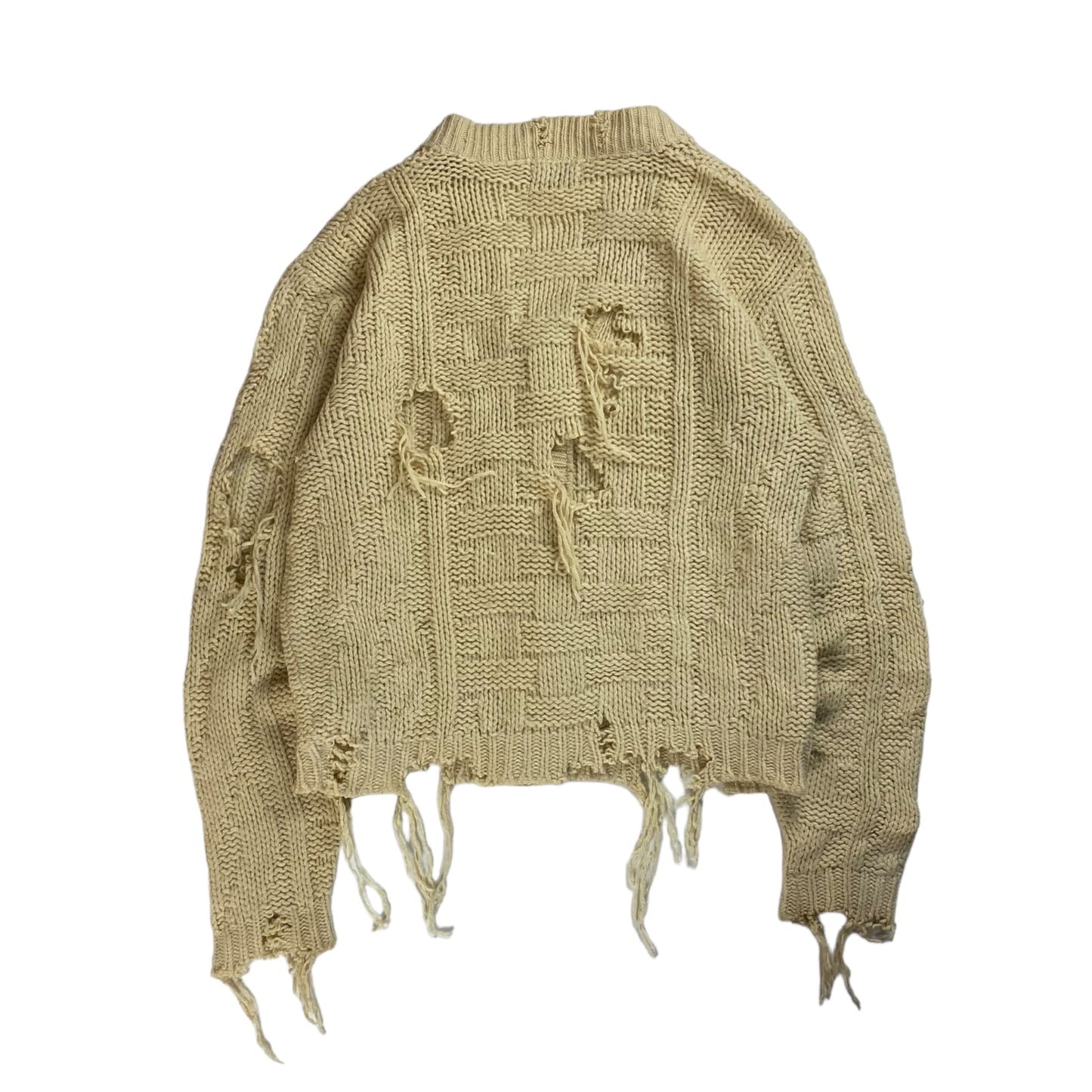 CAMPUS 60s Remake Boro Cable Cardigan Made in USA Size M