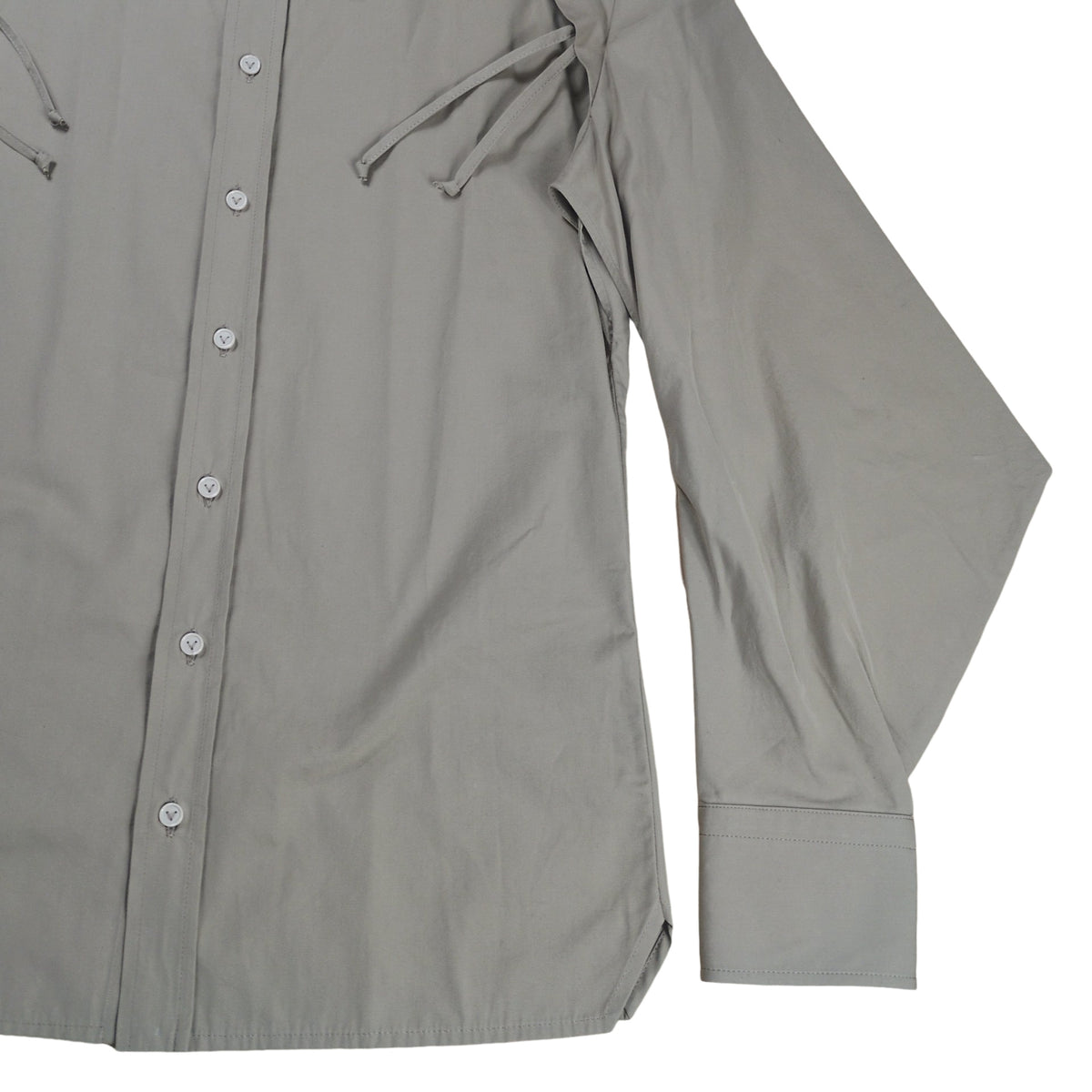 Bottega Veneta Deformed Lace Up Oversized L/S Shirt Size 38