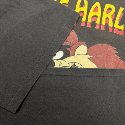 HARLEY-DAVIDSON 90s Vintage Taz Devil Double Sided Size L