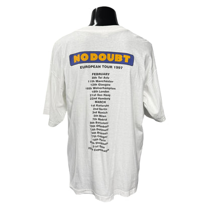 NO DOUBT 90s Vintage European Tour 1997 Double-Sided Size XL