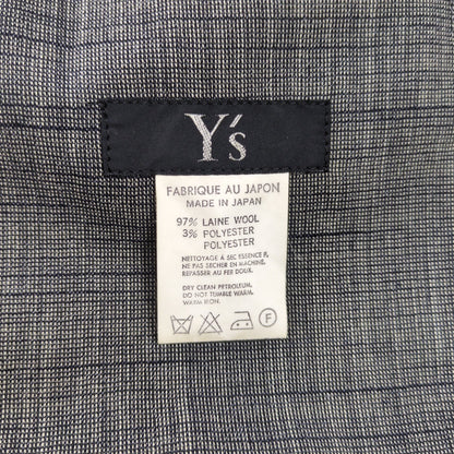Y's Side Adjuster Summer Wool Pants Gray