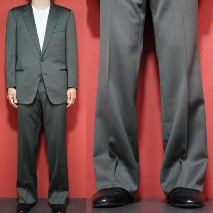 Burberrys 90s Shadow Stripe Flare Suit Blazer
