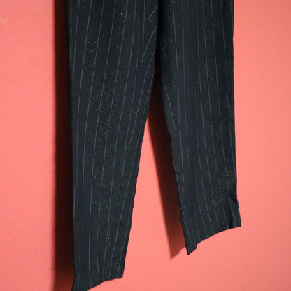 Comme des Garcons 99AW Black & Gold Lame Striped Size M