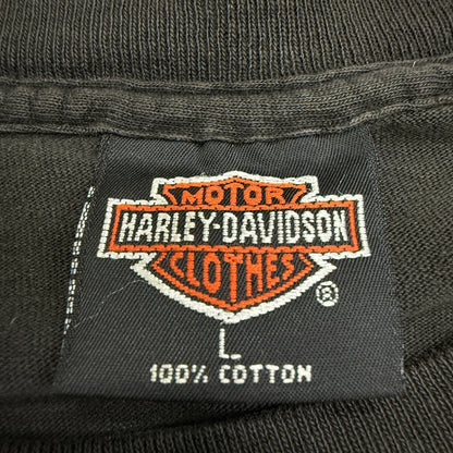 HARLEY-DAVIDSON 90s Fire Bar & Shield T-Shirt Size L