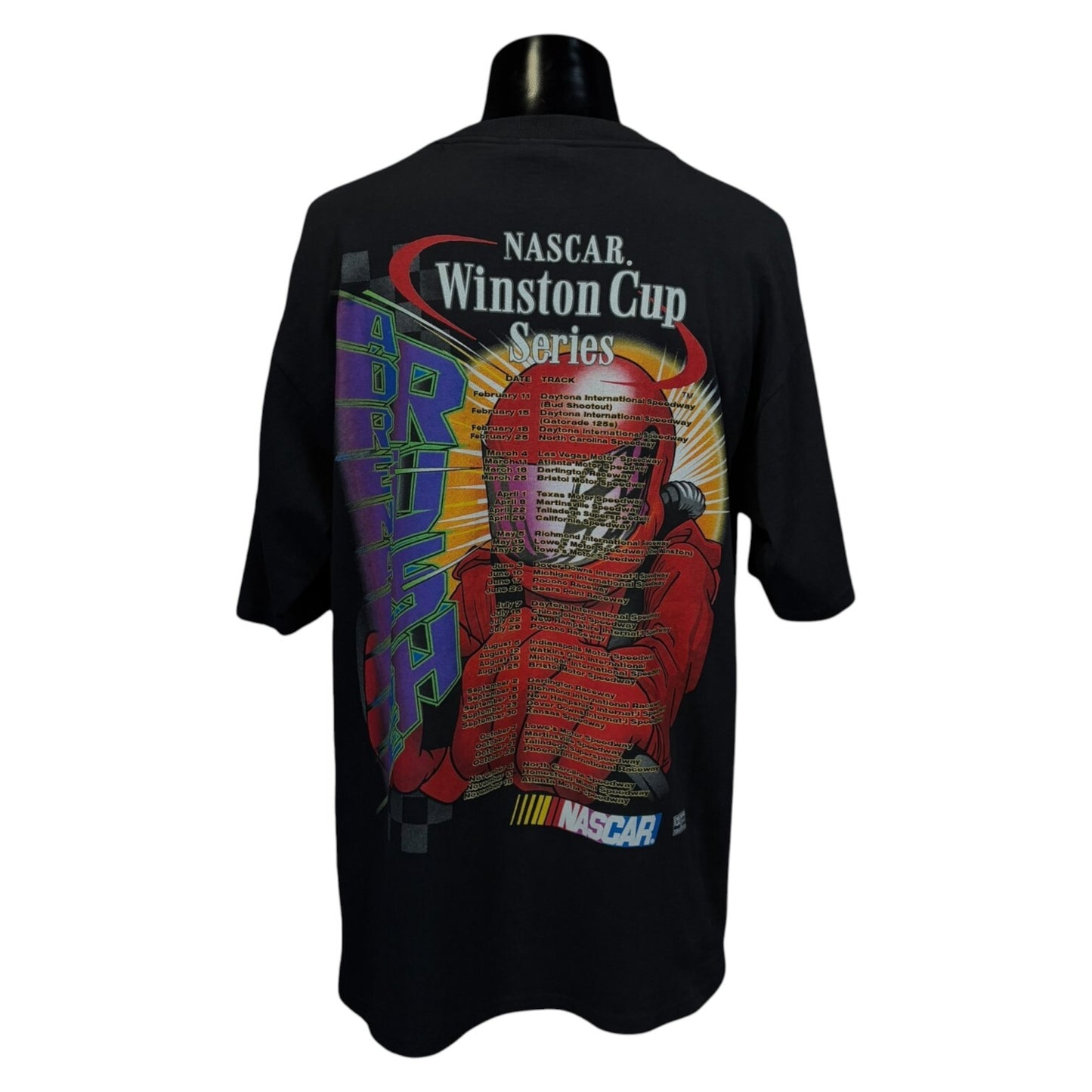 NASCAR 01 Winston Cup Series TOUR T-Shirt Size XL