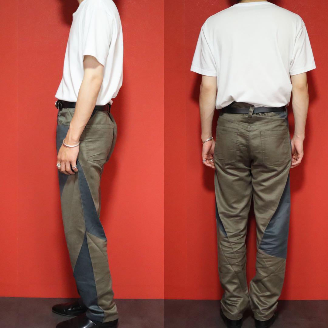 Issey Miyake HOMME PLISSE Pleated Pants Green Size 3