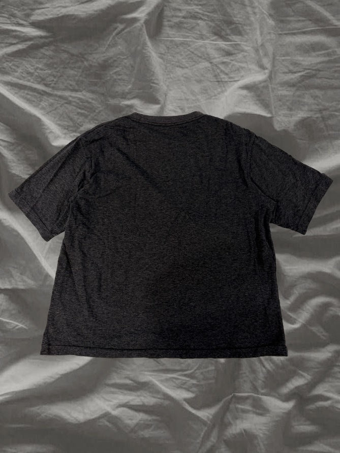 COMOLI SS16 Open-End Cotton Pocket T-Shirt Black Size M