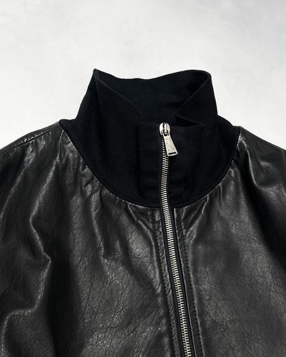 10sei0otto GUIDI Leather Slim Zip Blouson Size 44