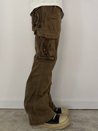 Vintage Gimmick Flare Cargo Pants Size 40
