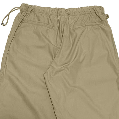 GOODENOUGH 2000s Cotton Drawstring Trousers Beige Size M