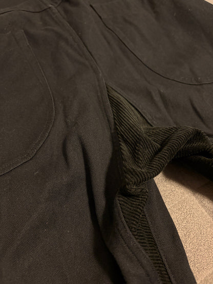 JUNYA WATANABE MAN AW12 Corduroy Trim Pants Black Size XS