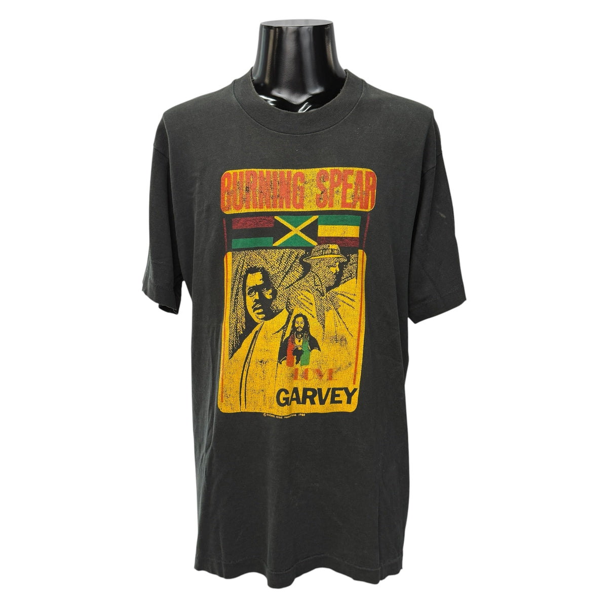 BURNING SPEAR 80s Reggae "LOVE Vintage T-Shirt Size XL
