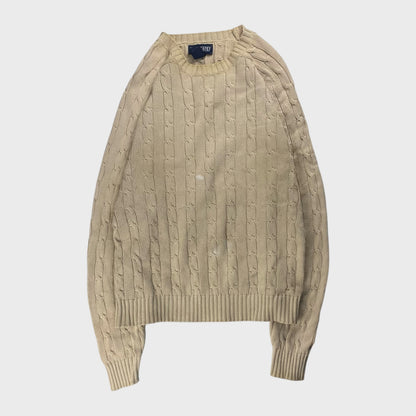 Lands' End 90s Cotton Knit Sweater Size M