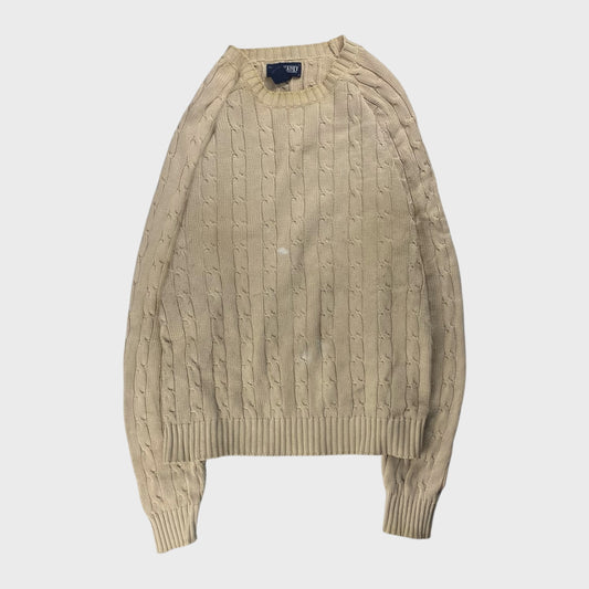 Lands' End 90s Cotton Knit Sweater Size M