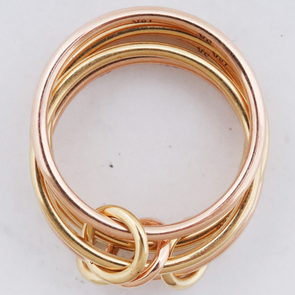 SPINELLI KILCOLLIN 18KYG 18KRG Gold Ring Size ONE SIZE