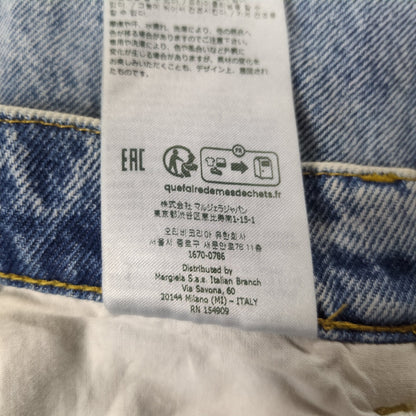 Maison Margiela 23SS Slash Detail Washed Denim Pants Size 36