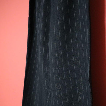 Comme des Garcons 99AW Black & Gold Lame Striped Size M