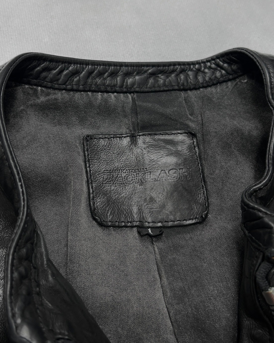 Isamu Katayama Backlash Garment Dyed Rider Jacket Size S
