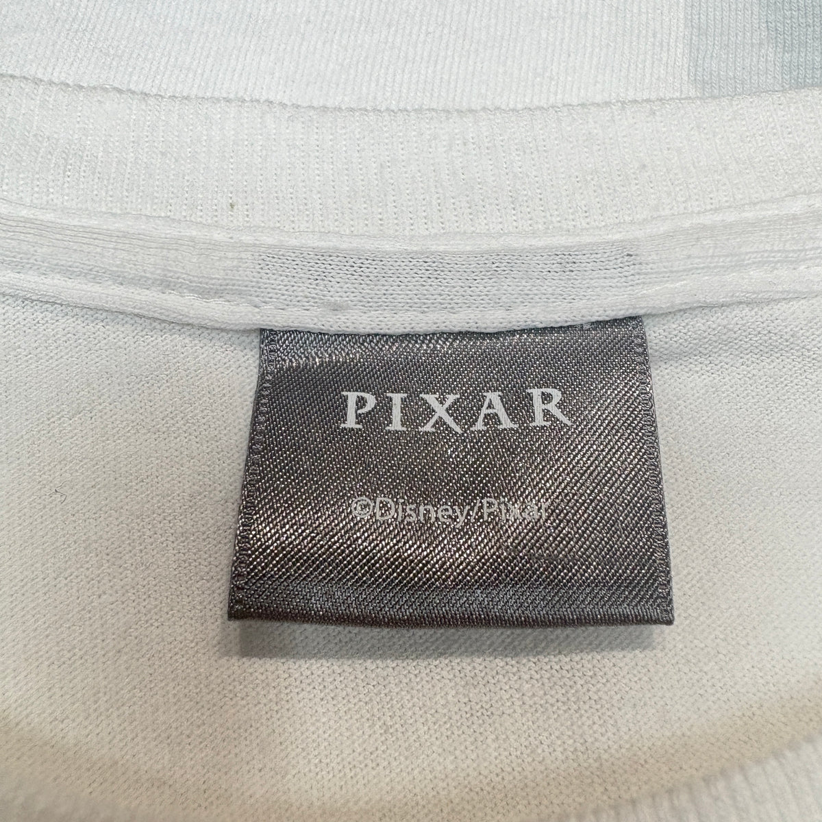 Disney Pixar CARS Movie Logo White T-Shirt Size L