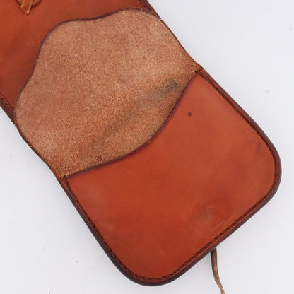 Goro's SV Concho Bi-fold Coin Pouch Red Brown Size F