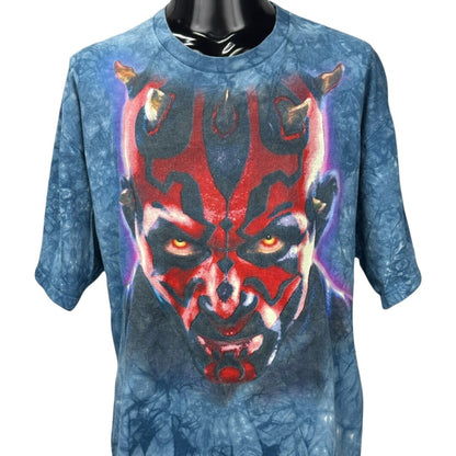 LIQUID BLUE 90s/00s Star Wars Darth T-Shirt Blue Size XL