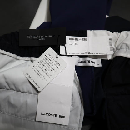 Lacoste Runway Collection Navy Wide Track Pants Size XS