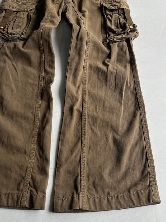Vintage Gimmick Flare Cargo Pants Size 40