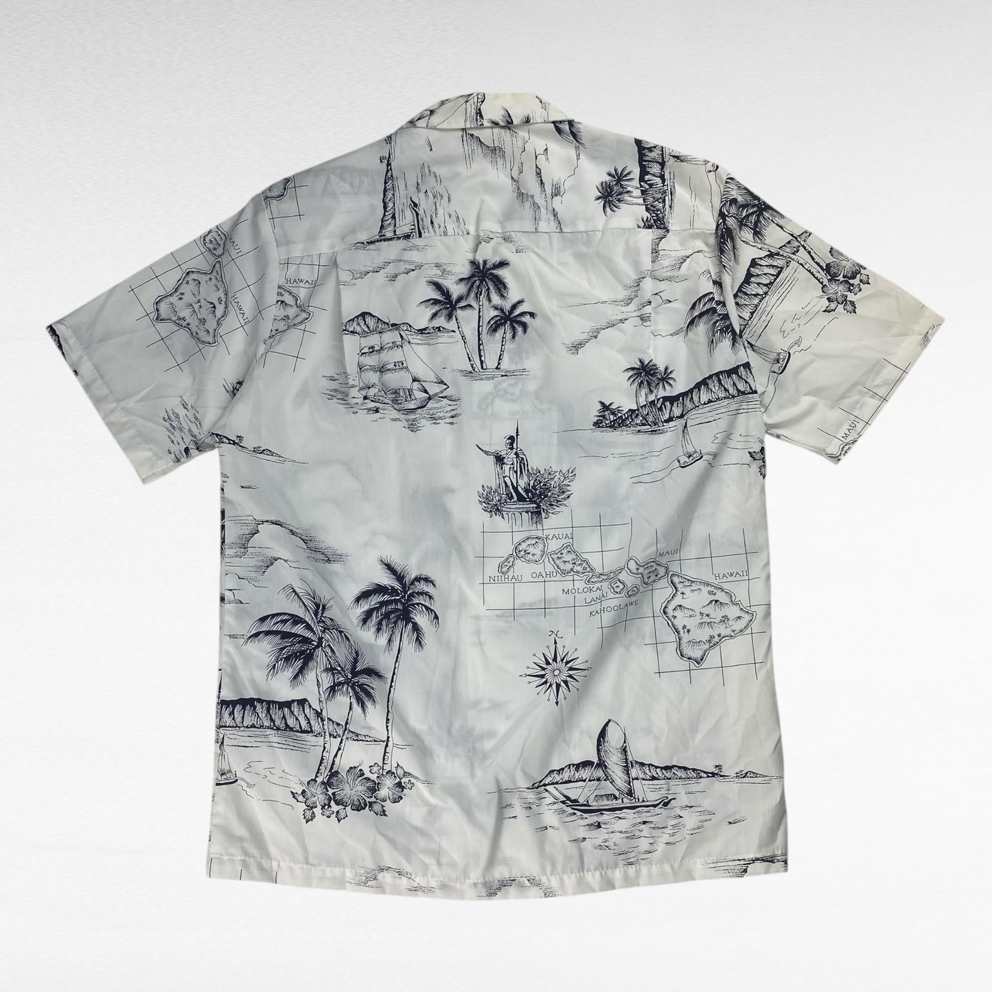 Royal Creations Open Collar Shirt Size S