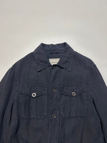 EMPORIO ARMANI 2000s Military Jacket Navy Size L