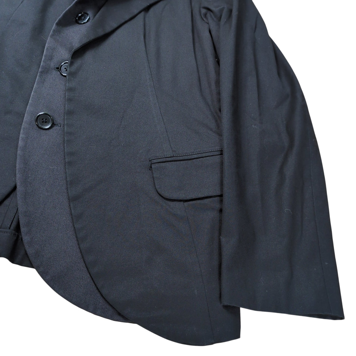 Yohji Yamamoto POUR HOMME 07SS Layered Jacket Black Size 3