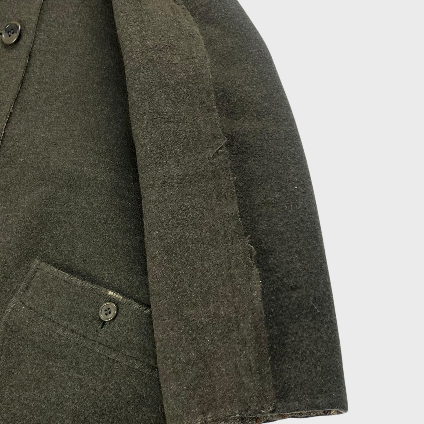 Burberrys' 90s Reversible Wool Short Coat Nova Check Size M