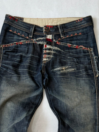 MARITHÉ+FRANÇOIS GIRBAUD Back Design Denim Jeans Size S