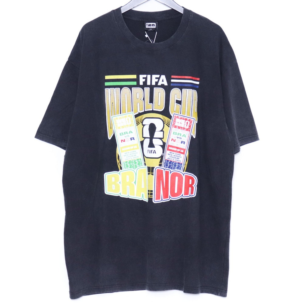 FIFA WORLD CUP 2026 Brazil vs Norway T-Shirt Black Size XL