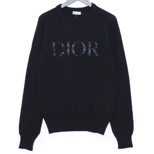 DIOR 21AW Peter Doig Wool Knit Sweater Black Size M