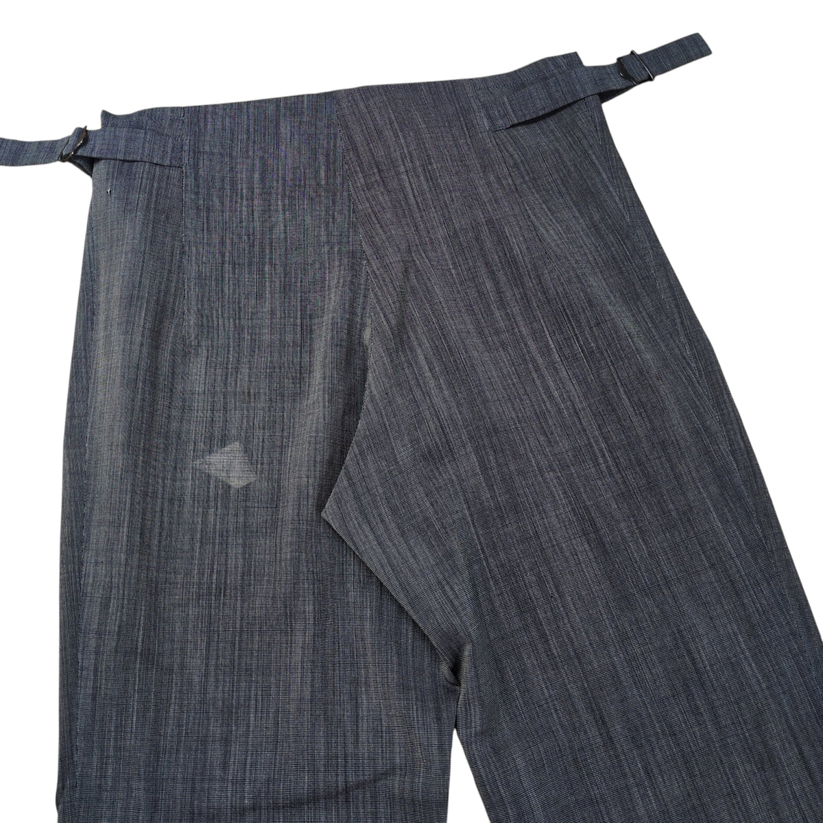 Y's Side Adjuster Summer Wool Pants Gray