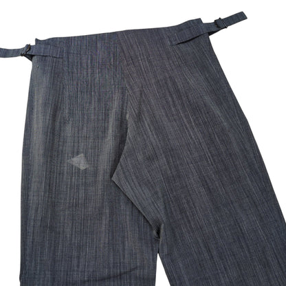 Y's Side Adjuster Summer Wool Pants Gray