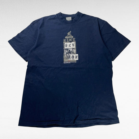 Nike 90s Short Sleeve T-Shirt Blue Size M