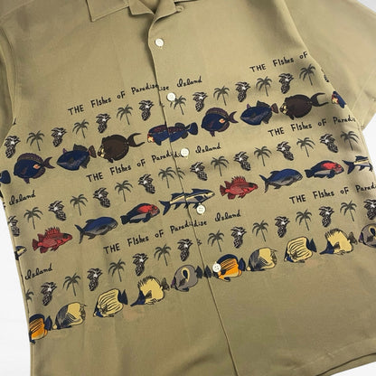 SUNMARUKA Open Collar Shirt Size XL