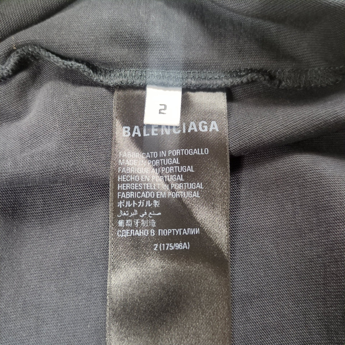 BALENCIAGA Speed Hunters Destroyed Oversized T-Shirt Size 2