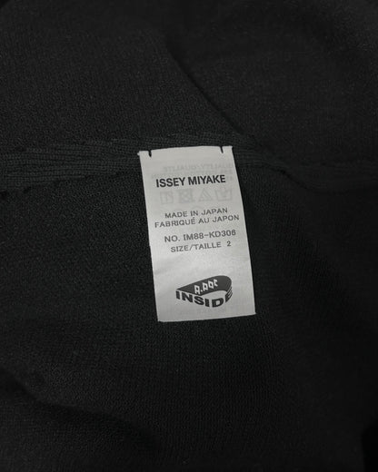 Japanese Brand Layered Wrap Knit Jacket (F/W2018) Size 2