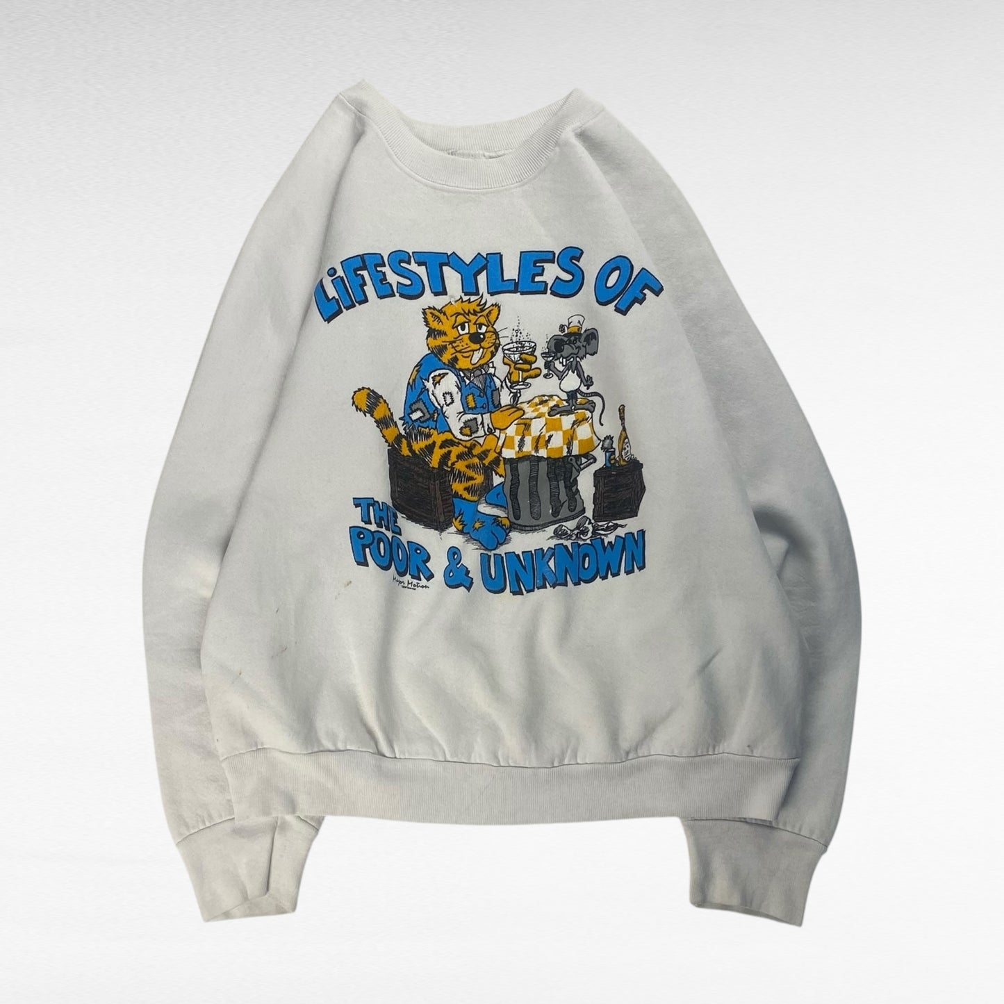 unknown 80s Sweatshirt White Size M