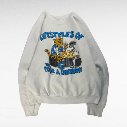 unknown 80s Sweatshirt White Size M