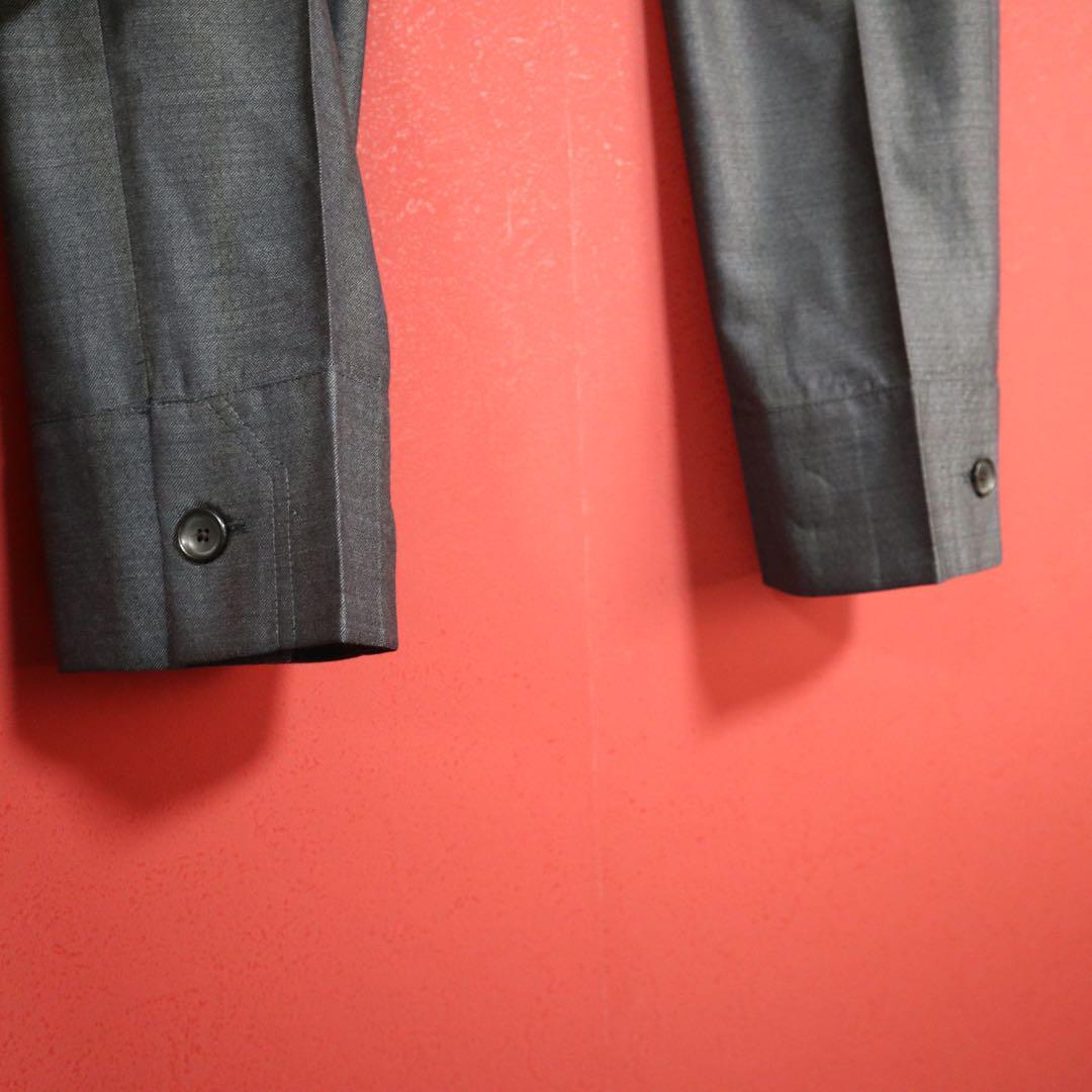 Louis Vuitton Dark Gray Cashmere Blend Hem Button Size 40