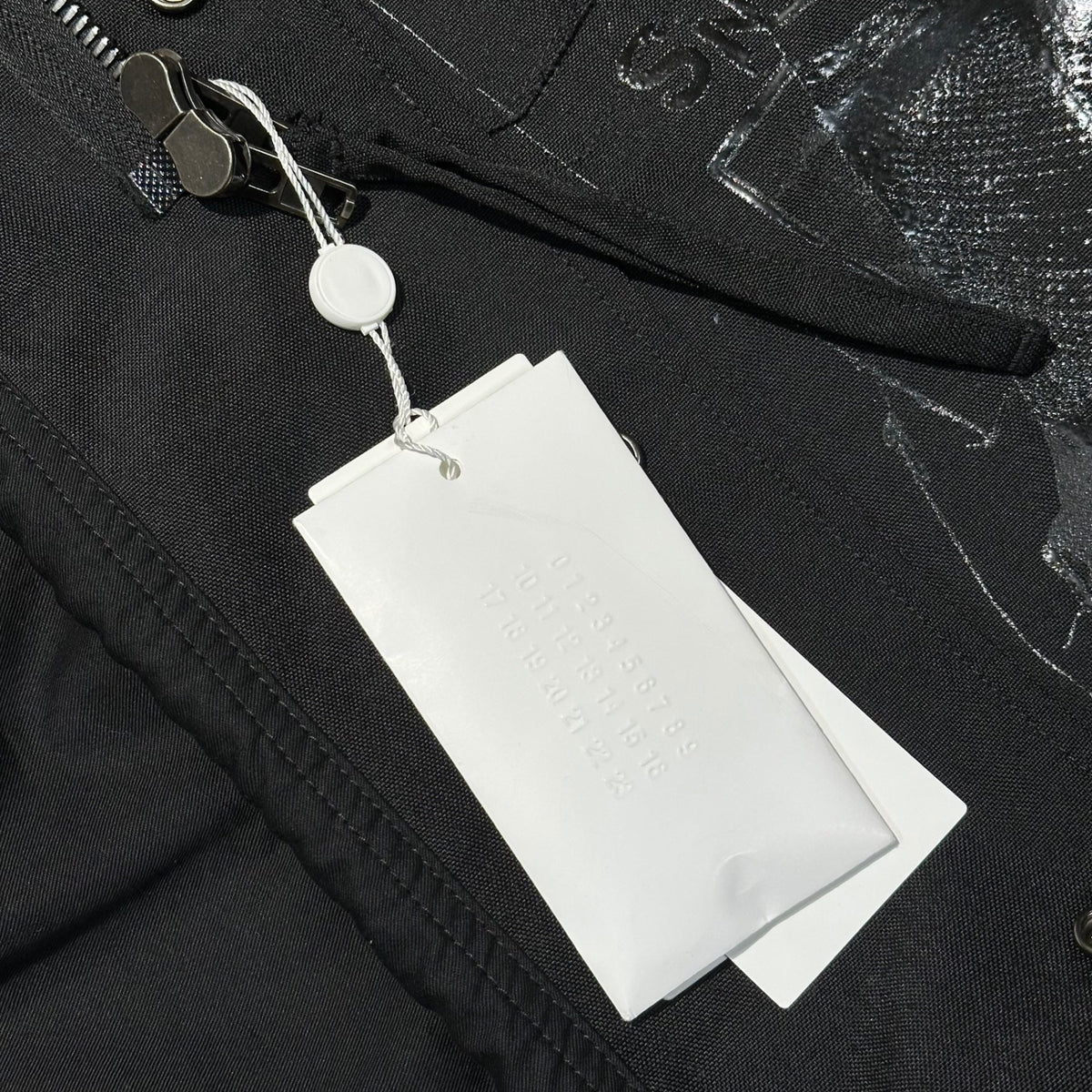 MAISON MARGIELA 24SS Invitation Zip Nylon Coat Size 42