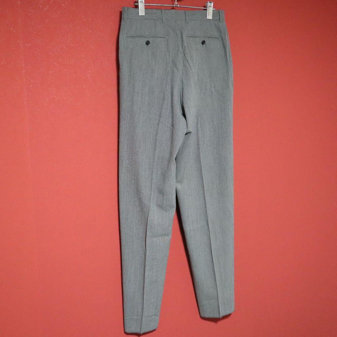 Issey Miyake Gray Wool Rayon Long Double Pleated Size L