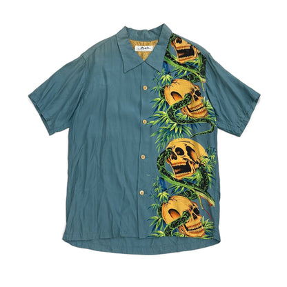 Japanese Brand 90s Hysteric Glamour Blue Rayon Size FREE