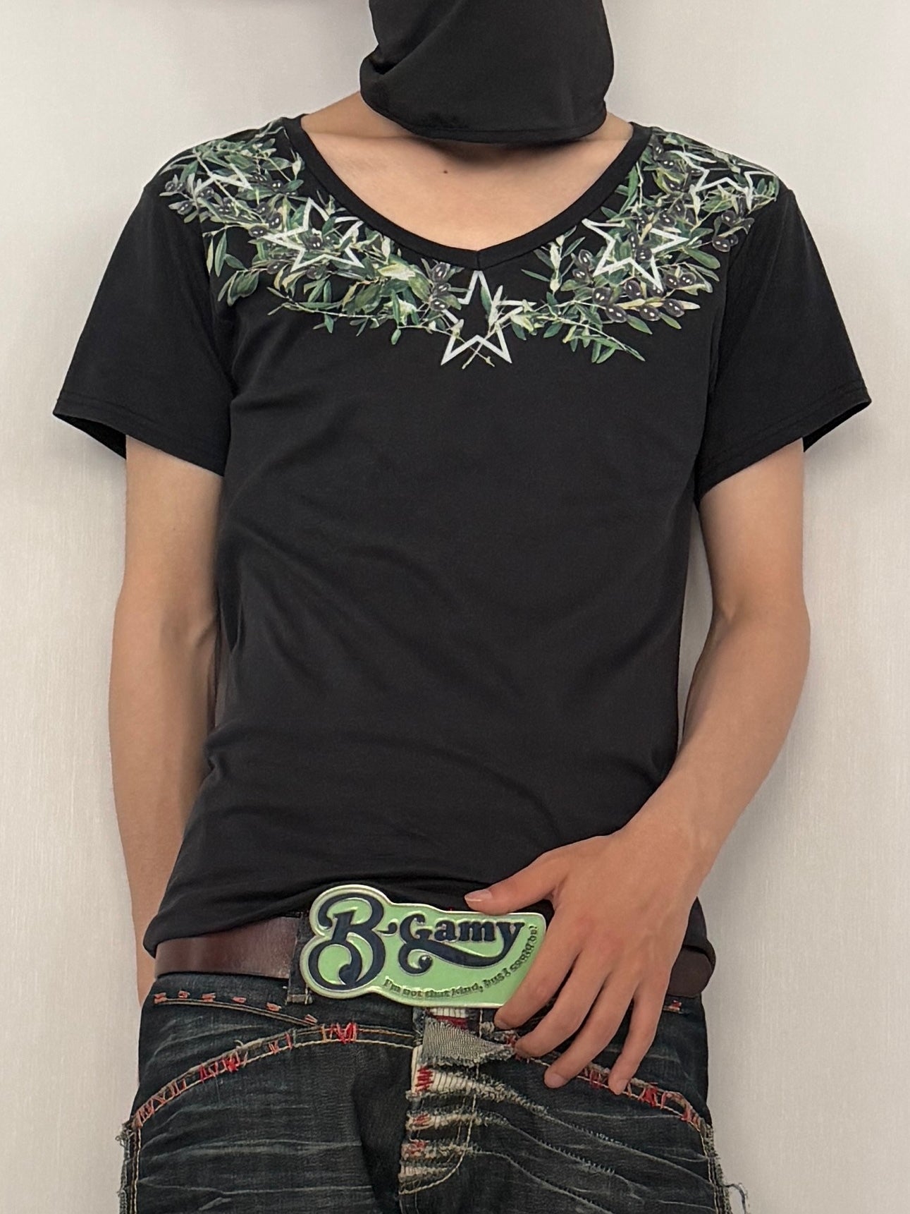 Yoshio kubo Cotton Design T-Shirt Size 1