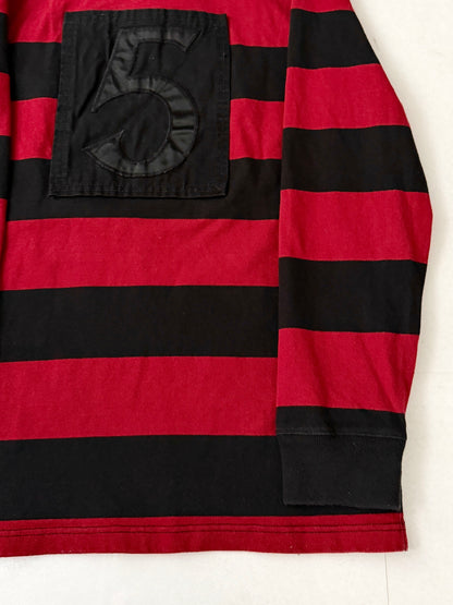 POLO by Ralph Lauren Back Number Border Polo Shirt Size L