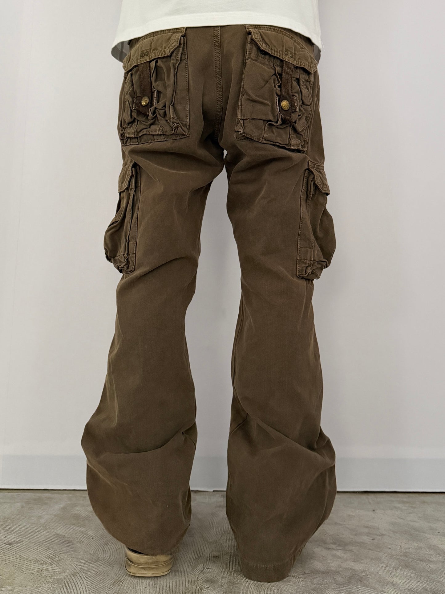 Vintage Gimmick Flare Cargo Pants Size 40