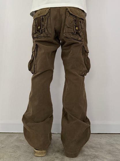 Vintage Gimmick Flare Cargo Pants Size 40